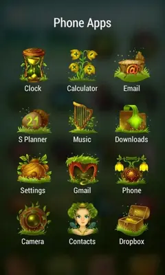 Magic Forest Launcher android App screenshot 0