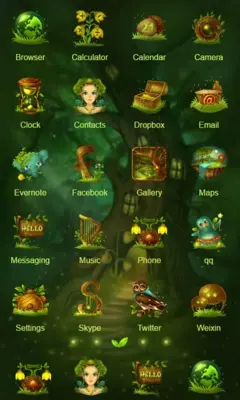 Magic Forest Launcher android App screenshot 1