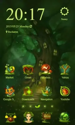 Magic Forest Launcher android App screenshot 2